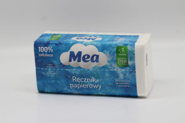 Ręczniki składane ZZ MEA BIAŁE CELULOZA 2w 3000  (20op. po 150 list. )
