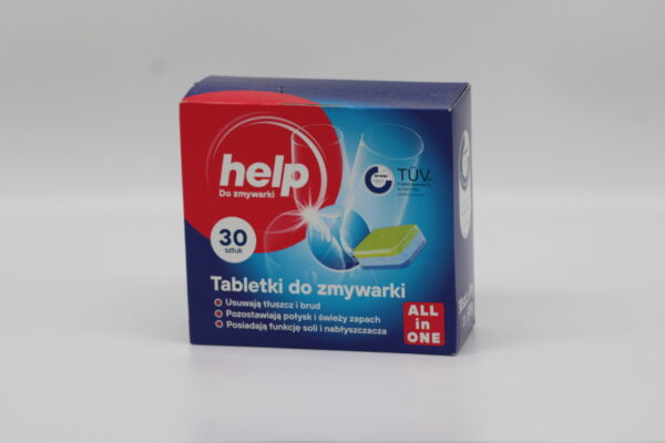 TABLETKI DO ZMYWARKI HELP 30SZT